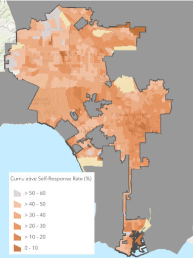 LA City Response Rate Graphic