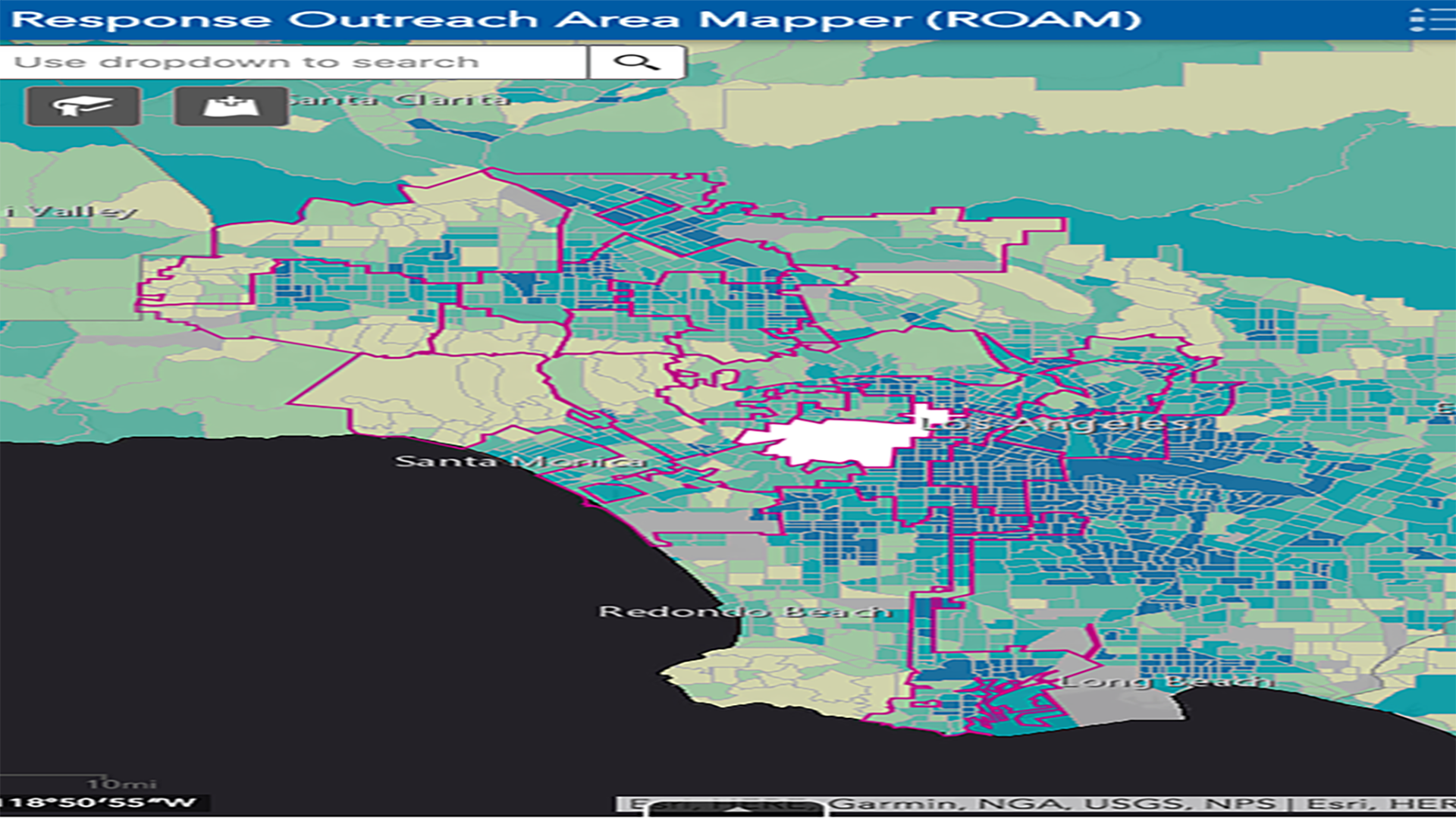 Census roam map.